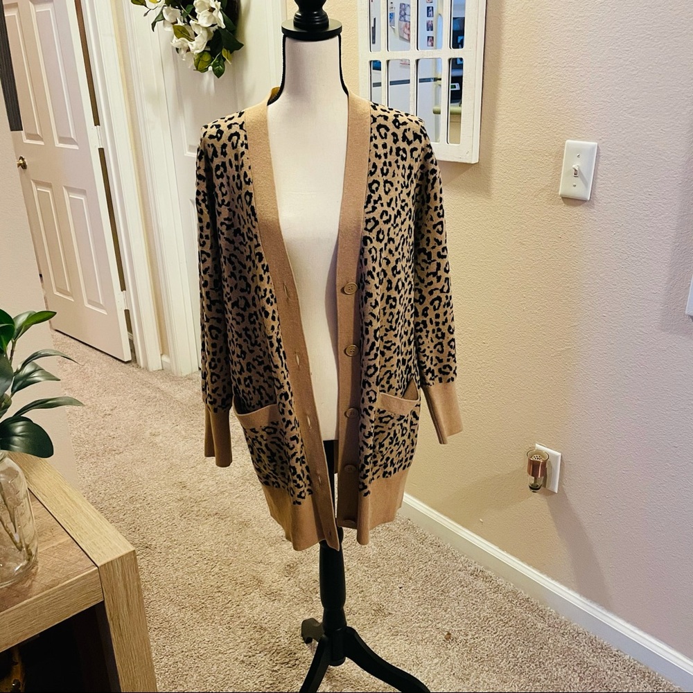 Leopard cardigan